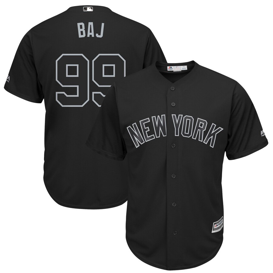 Men New York Mets #99 Baj black MLB Jersey
